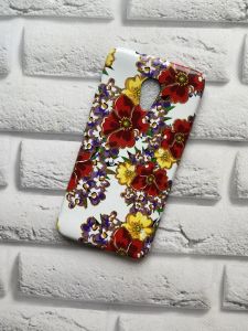 Силіконовий чохол з малюнком для Meizu M5s Червоно-жовті маки