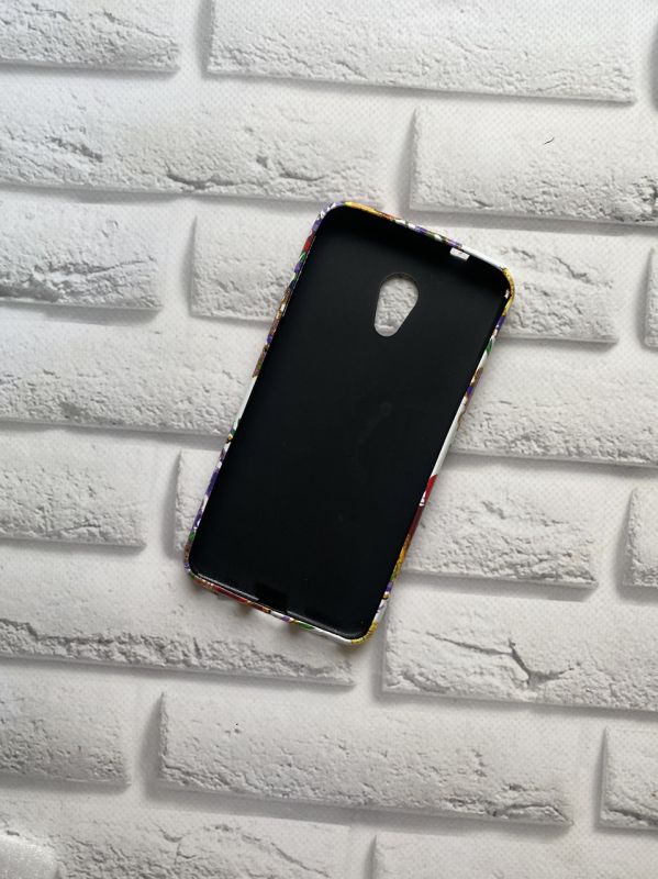 Силіконовий чохол з малюнком для Meizu M5s Червоно-жовті маки