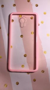 Силіконовий матовий, прозорий чохол для Meizu MX 6 Рожевий