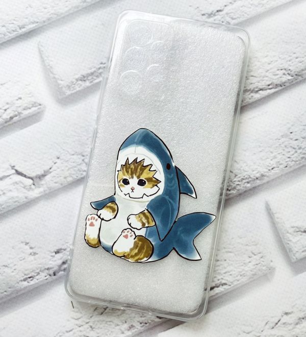 Прозорий чохол на Samsung Galaxy A53  Кошеня принт 120