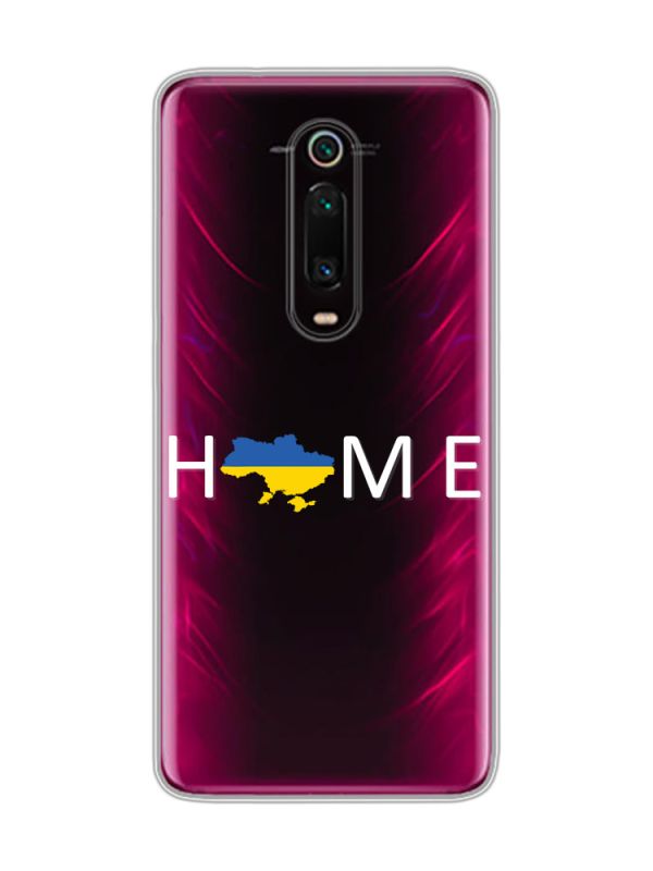Прозорий чохол на Xiaomi Mi 9T / K20 Дім Україна (патріотичний принт 73)