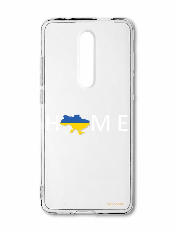 Прозорий чохол на Xiaomi Mi 9T / K20 Дім Україна (патріотичний принт 73)