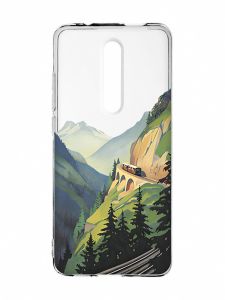 Прозорий чохол на Xiaomi Mi 9T / K20 Гори (принт 87)