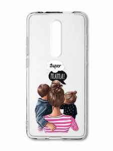 Прозорий чохол на Xiaomi Mi 9T / K20 Супер Мама (принт 29)