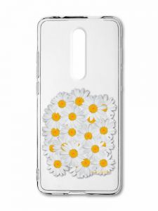 Прозорий чохол на Xiaomi Mi 9T / K20 Ромашки (принт 40)