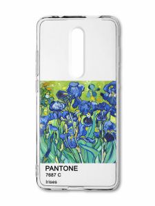 Прозорий чохол на Xiaomi Mi 9T / K20 Іриси (принт 75)