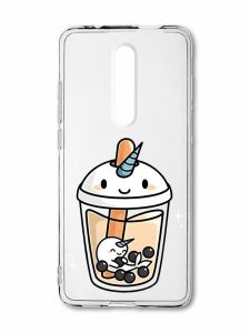 Прозорий чохол на Xiaomi Mi 9T / K20 Коктейль Єдиноріг (принт 96)