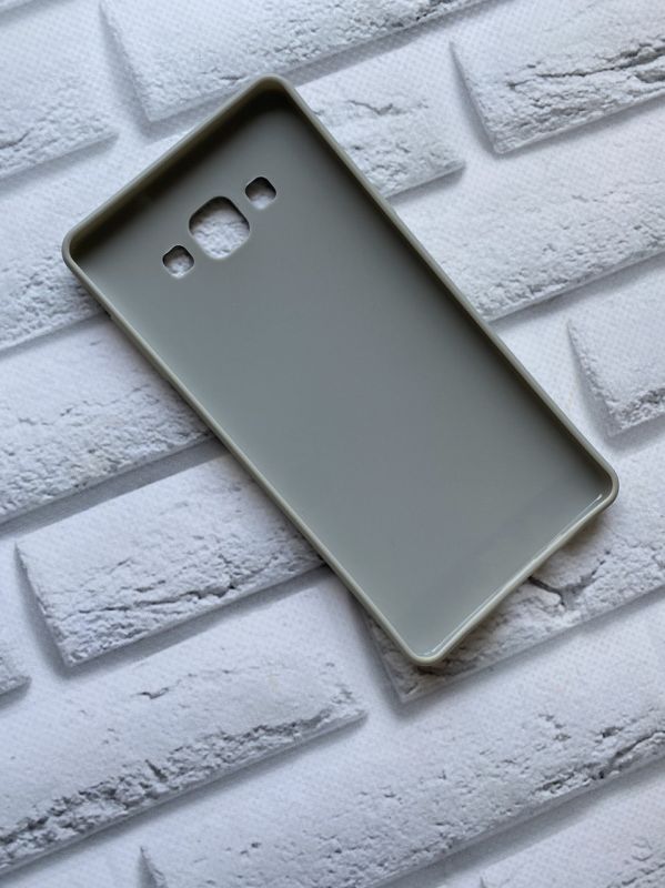 Силіконовий чохол для SAMSUNG Galaxy A7 FitBest. Синій