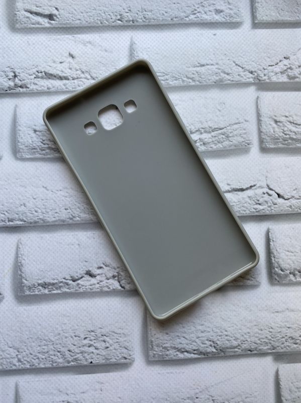 Силіконовий чохол для SAMSUNG Galaxy A7 FitBest. Білий