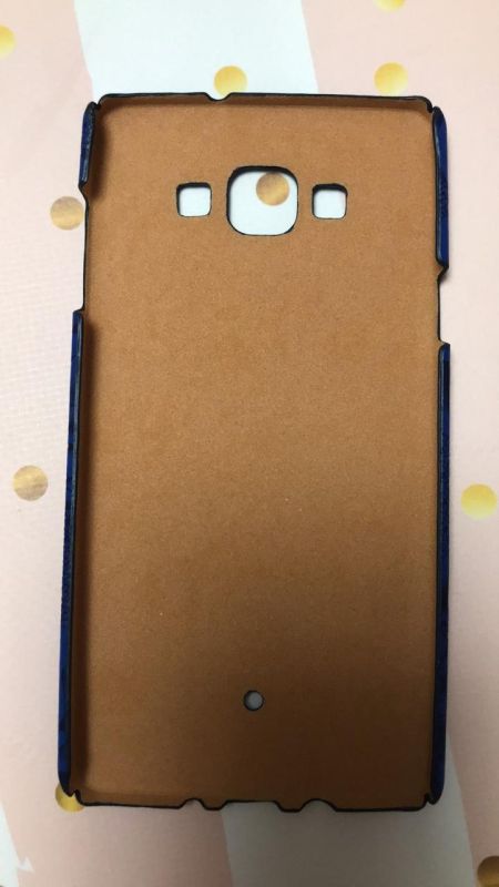 Пластиковий чохол із тисненням для SAMSUNG Galaxy A7 Сині квіти