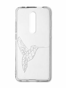 Прозорий чохол на Xiaomi Mi 9T / K20 Колібрі (принт 123)