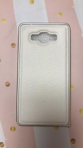 Бампер металевий для SAMSUNG Galaxy A7 Білий