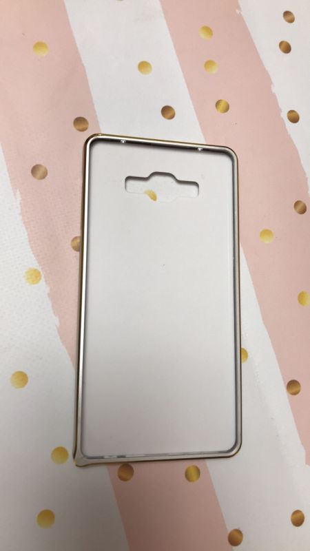 Бампер металевий для SAMSUNG Galaxy A7 Білий