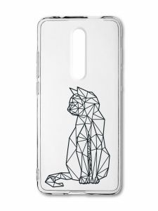 Прозорий чохол на Xiaomi Mi 9T / K20 Котик (принт 124)