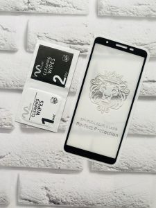 Захисне скло 3D для Samsung Galaxy A01 Core Чорна рамка