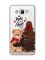 Прозорий чохол на SAMSUNG Galaxy J7(2016) J710 Дівчина з ведмедиком (принт 188)