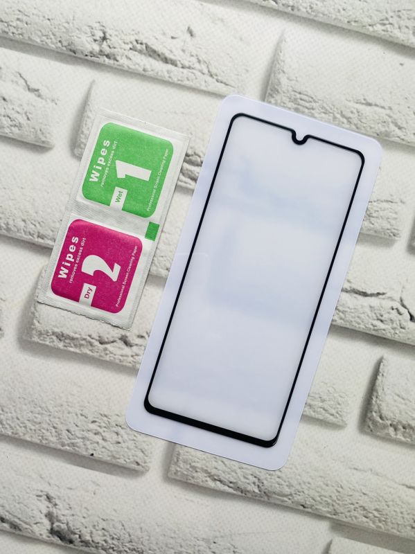 Захисне скло 3D для Samsung Galaxy A41 Чорна рамка