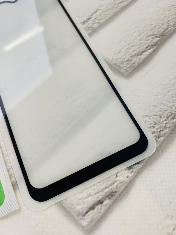 Защитное стекло 3D для Realme C21y Черная рамка