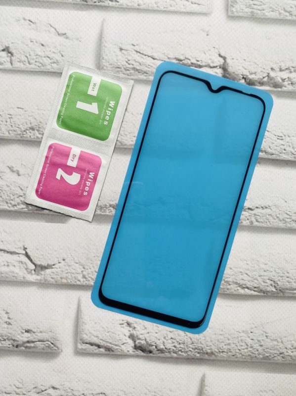 Захисне скло 3D для Xiaomi Poco M3 Чорна рамка