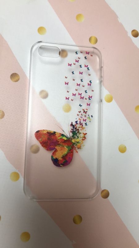 Пластиковий чохол із малюнком для iPhone 5/5S Метелик
