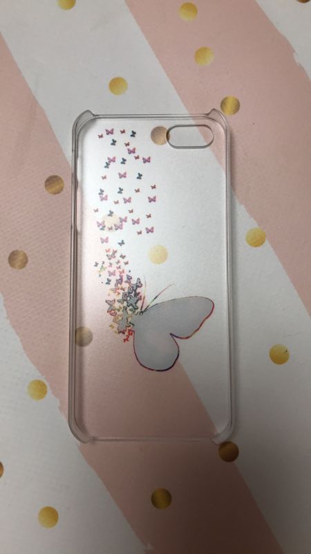 Пластиковий чохол із малюнком для iPhone 5/5S Метелик