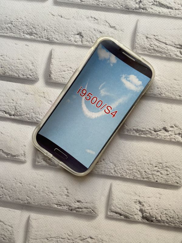 Силіконовий чохол з малюнком для Samsung Galaxy S4 i9500 Півонії рожево-голубі
