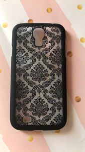 Пластиковий чохол Samsung Galaxy S4 i9500 Віражі. Чорний