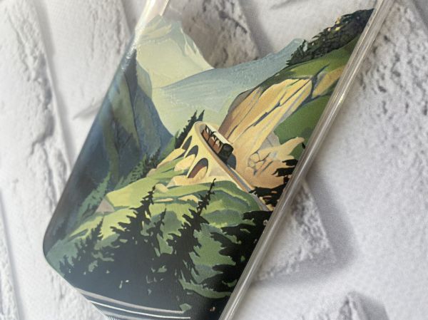 Прозорий чохол на Samsung Galaxy A04 Гори (принт 87)