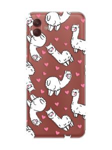 Прозорий чохол на Samsung Galaxy A04 Лами (принт 95)