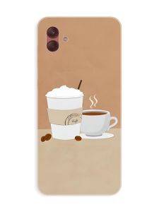 Чохол на Samsung Galaxy A04 Кава (принт 108)