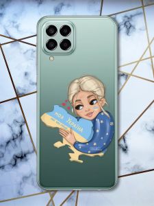 Прозорий чохол на Samsung Galaxy M33 5G Моя Україна (патріотичний принт 24)