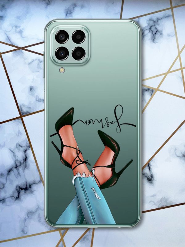 Прозорий чохол на Samsung Galaxy M33 5G Ніжки (принт 60)