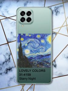 Прозорий чохол на Samsung Galaxy M33 5G Зоряна ніч (принт 74)