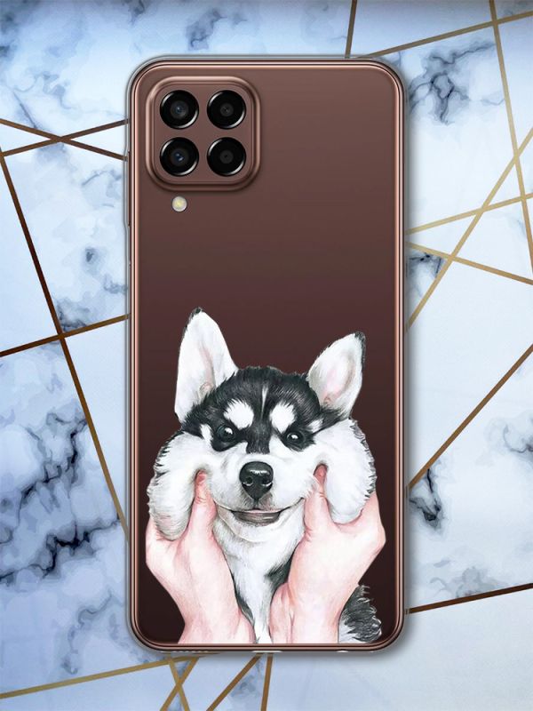 Прозорий чохол на Samsung Galaxy M33 5G Мордочка (принт 121)