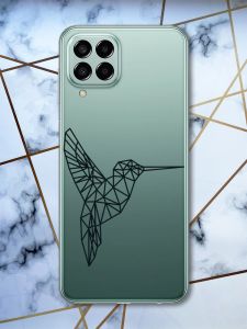Прозорий чохол на Samsung Galaxy M33 5G Колібрі (принт 122)