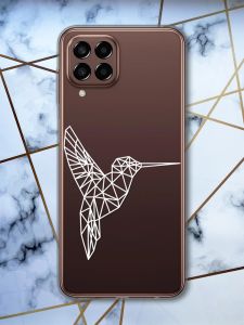 Прозорий чохол на Samsung Galaxy M33 5G Колібрі (принт 123)