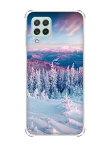 Чохол із потовщеними кутами на Samsung Galaxy A22 5G / A22s 5G Зимові гори (принт 163)