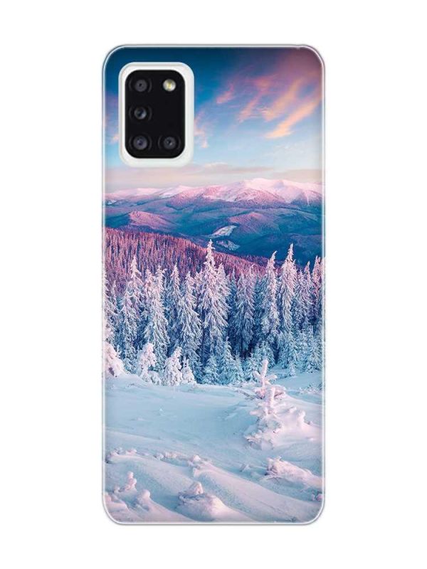 Чохол на Samsung Galaxy A31 :: Зимові гори (принт 163)