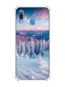 Чохол з потовщеними кутами на Samsung Galaxy A30 (2019) / A20 (2019) Зимові гори (принт 163)