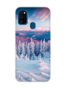Чохол на Samsung Galaxy M30s/М21  Зимові гори (принт 163)