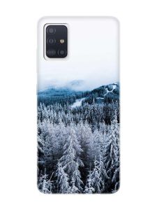 Чохол на Samsung Galaxy A71/A715  Зимовий ліс (принт 164)