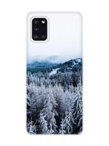 Чохол на Samsung A31 Зимовий ліс (принт 164)