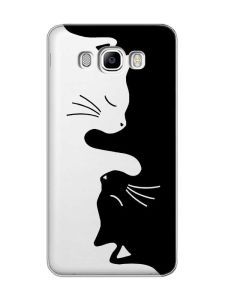 Прозорий чохол на SAMSUNG Galaxy J7(2016) J710 Котики (принт 118)