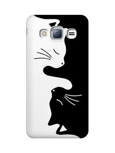 Прозорий чохол для Samsung Galaxy J3 2016 J310 Котики (принт 118)