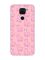 Матовий рожевий чохол на Xiaomi Redmi Note 9 Лами рожеві (принт 101)