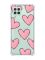 Чохол з потовщеними кутами на Samsung Galaxy A22 4G/M32/M22 Сердечка рожеві (принт 78)