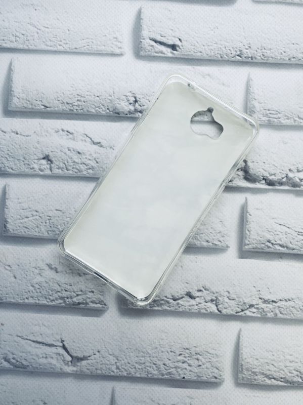 Силіконовий мармуровий чохол Huawei Y5 2017 Сірий
