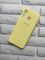 Силіконовий матовий чохол для Samsung A8s Жовтий