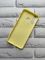 Силіконовий матовий чохол для Samsung A8s Жовтий