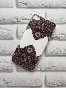 Силіконовий чохол з малюнком для Meizu U10 Орнамент фіолетовий